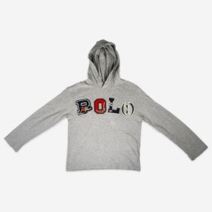 Polo Ralph Lauren Boy's Hooded Long Sleeve T-Shirt - M